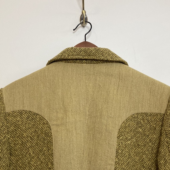 OHDD Jacket Women's 30 Small Medium Mixed Fabric Blazer Wool Metallic Artsy - Picture 4 of 12